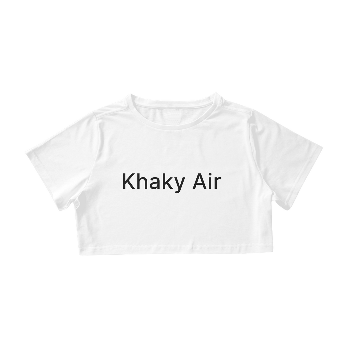 Nome do produto: Khaky Camisa Cropped