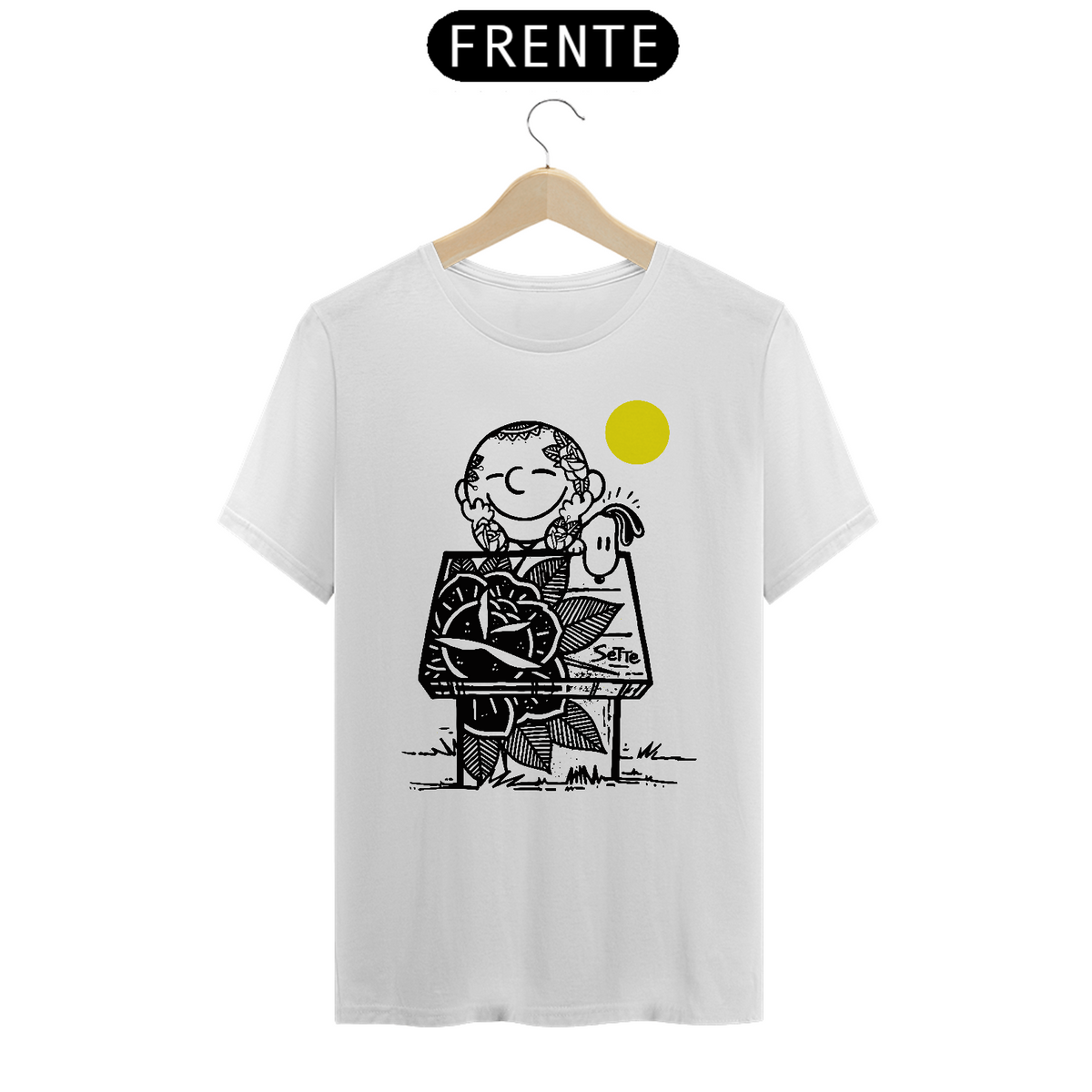 Nome do produto: Camiseta Prime Charlie e Snoopy