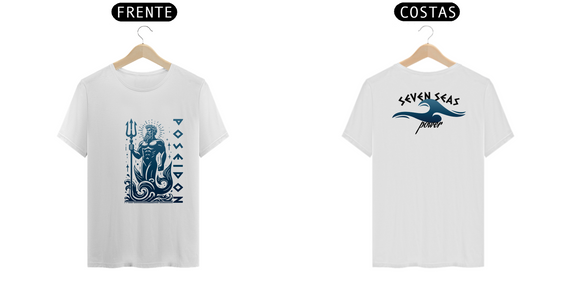 Camiseta Poseidon - Branca