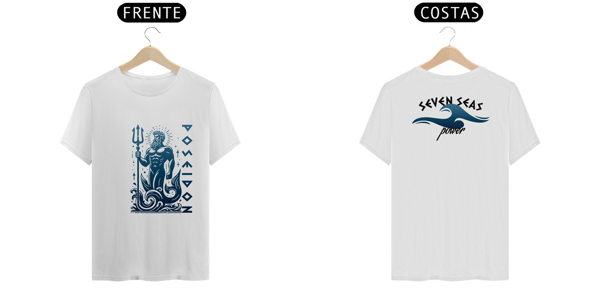 Nome do produto: Camiseta Poseidon - Branca