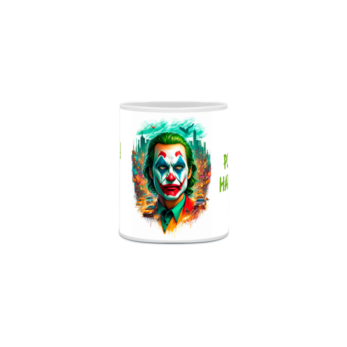 Nome do produto: Caneca Joker Put on a happy face