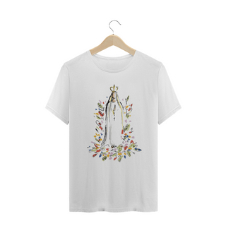 Camiseta Plus Size Nossa Senhora de Fátima