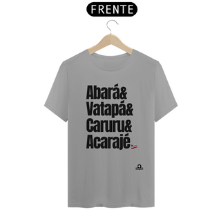 Nome do produtoCamiseta Delícias da Bahia, com a frase 