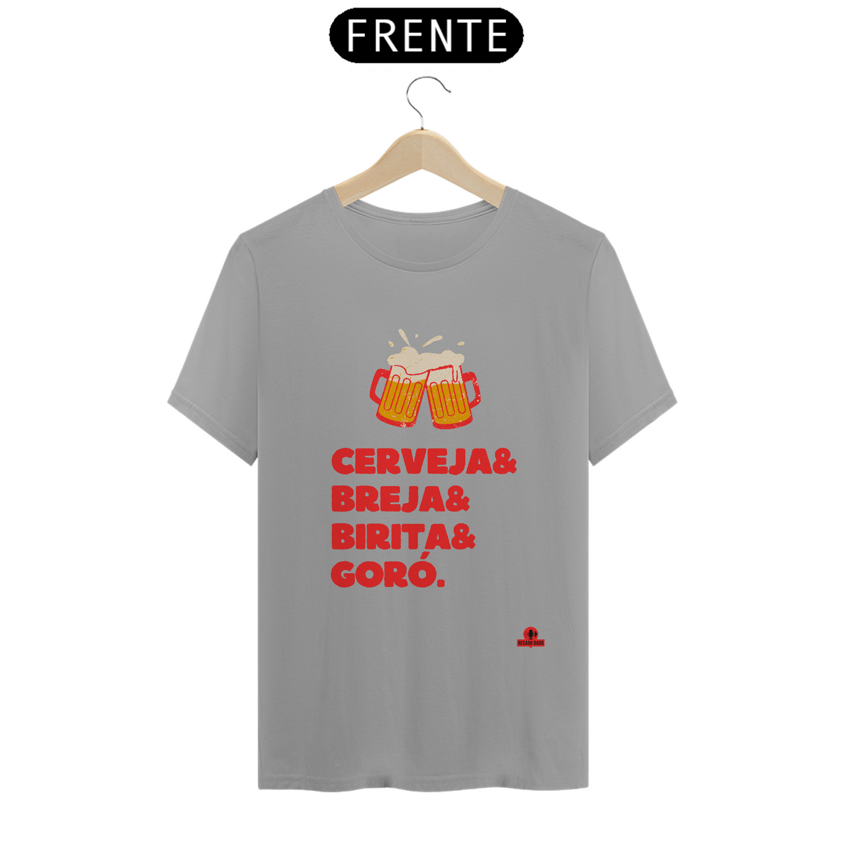 Nome do produto: Camiseta de cerveja com frase \