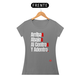 Nome do produtoCamiseta feminina sobre o 