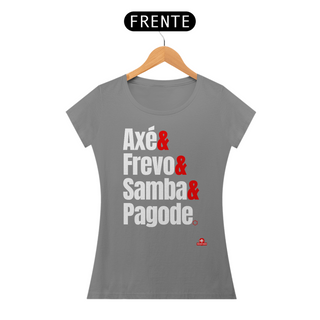 Nome do produtoCamiseta feminina com a frase 