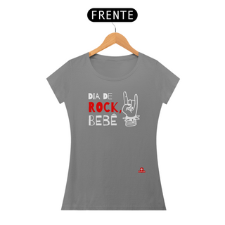 Nome do produtoCamiseta feminina com mão fazendo chifrinho e frase 