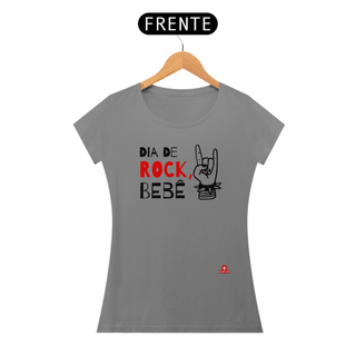 Nome do produtoCamiseta feminina com mão fazendo chifrinho e frase 