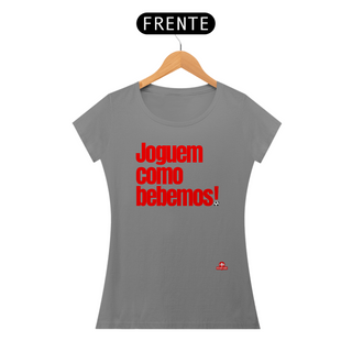 Nome do produtoCamiseta feminina engraçada com frase de futebol 