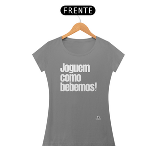 Nome do produtoCamiseta feminina engraçada com frase de futebol 