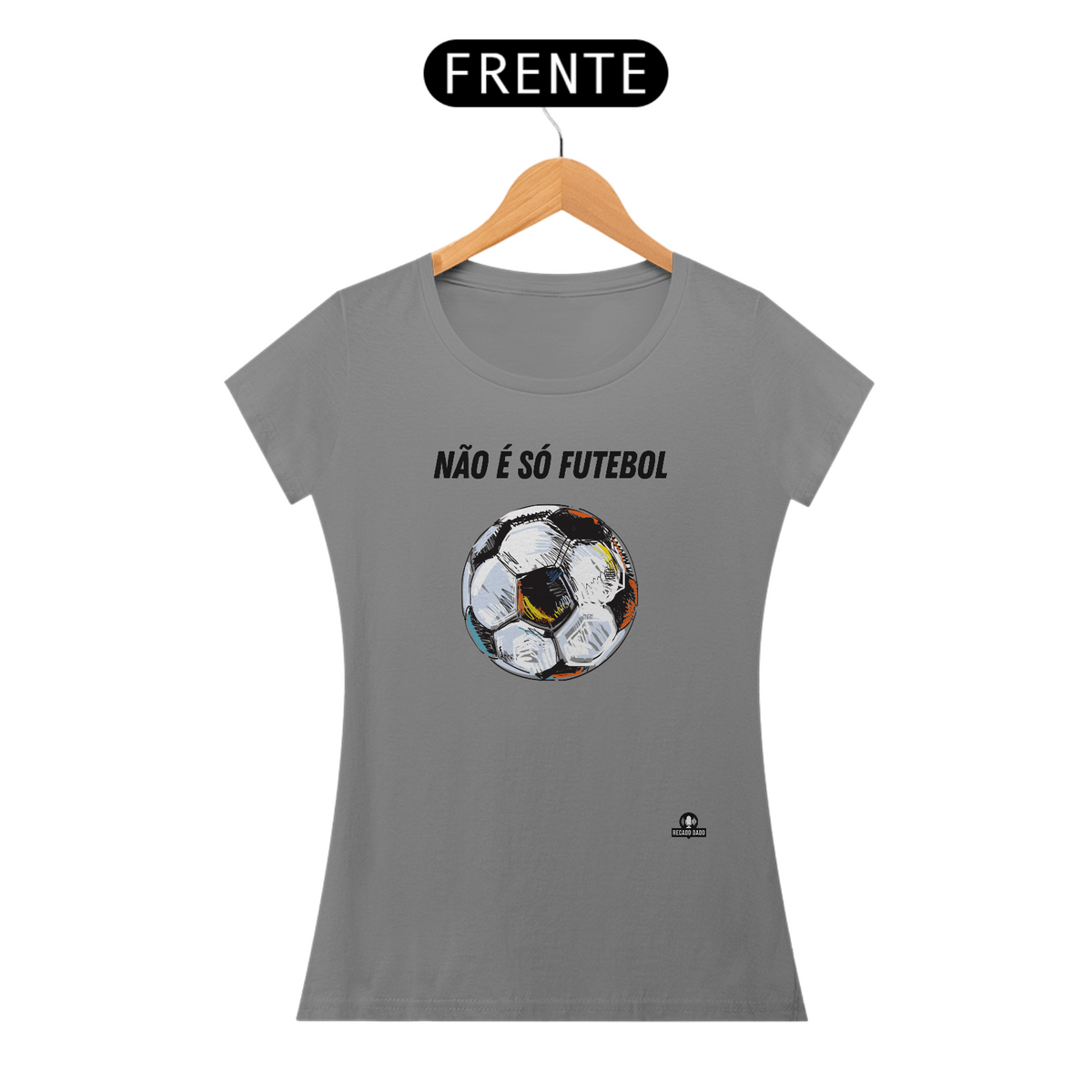 Nome do produto: Camiseta feminina com frase \