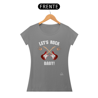 Nome do produtoCamiseta feminina de rock com frase 