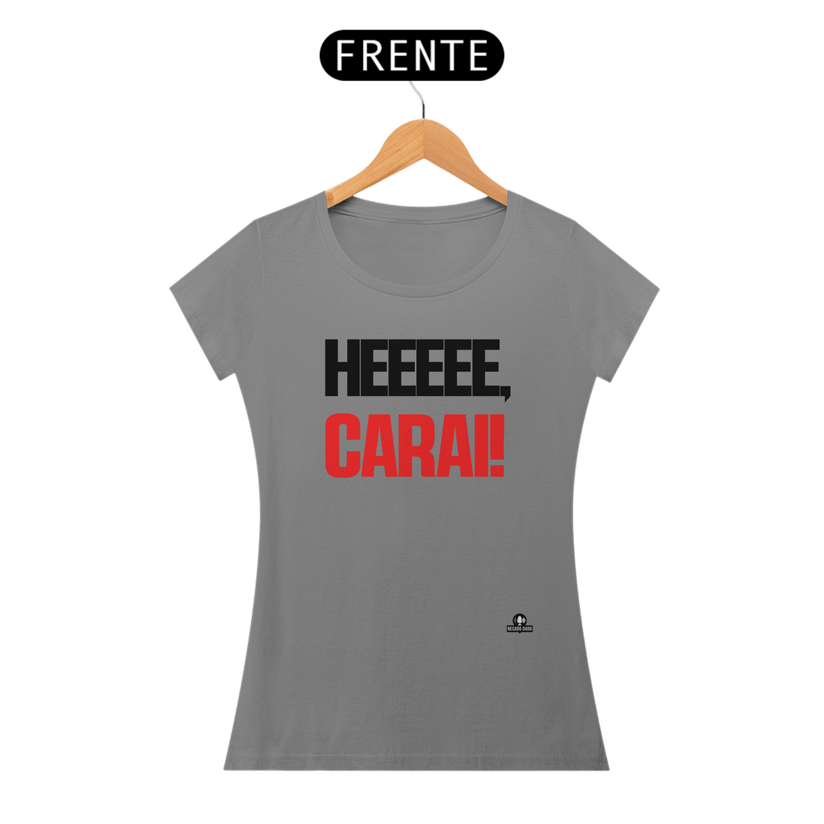 Nome do produto: Camiseta feminina engraçada com frase \