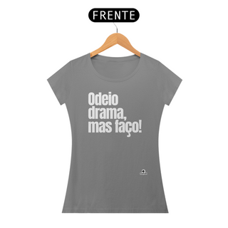 Nome do produtoCamiseta feminina baby long com a frase engraçada 