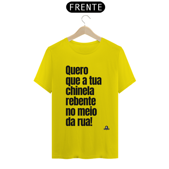 Camiseta com frase engraçada 