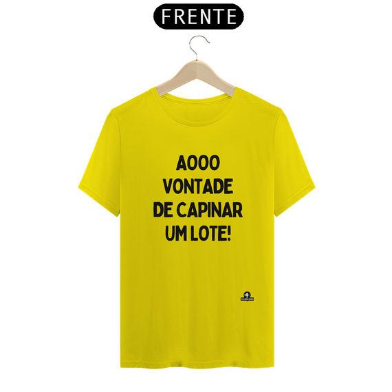 Camiseta com frase engraçada 