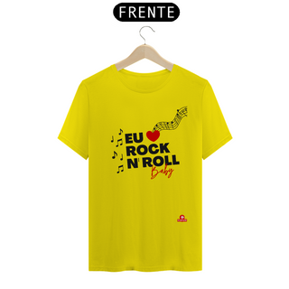 Nome do produtoCamiseta de rock estilizada com a frase 