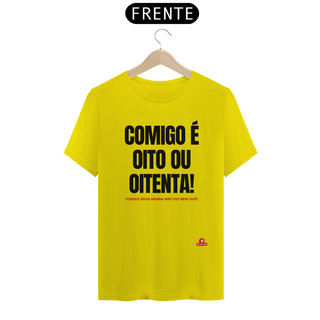 Nome do produtoCamiseta humor com ditado 