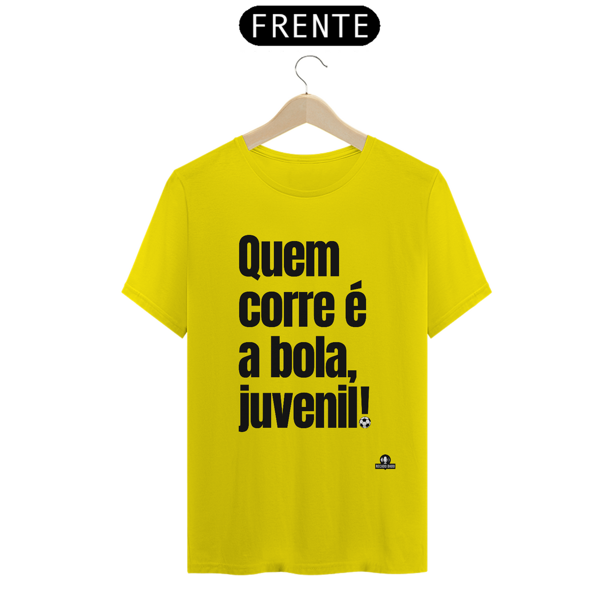 Nome do produto: Camiseta de futebol com frase \