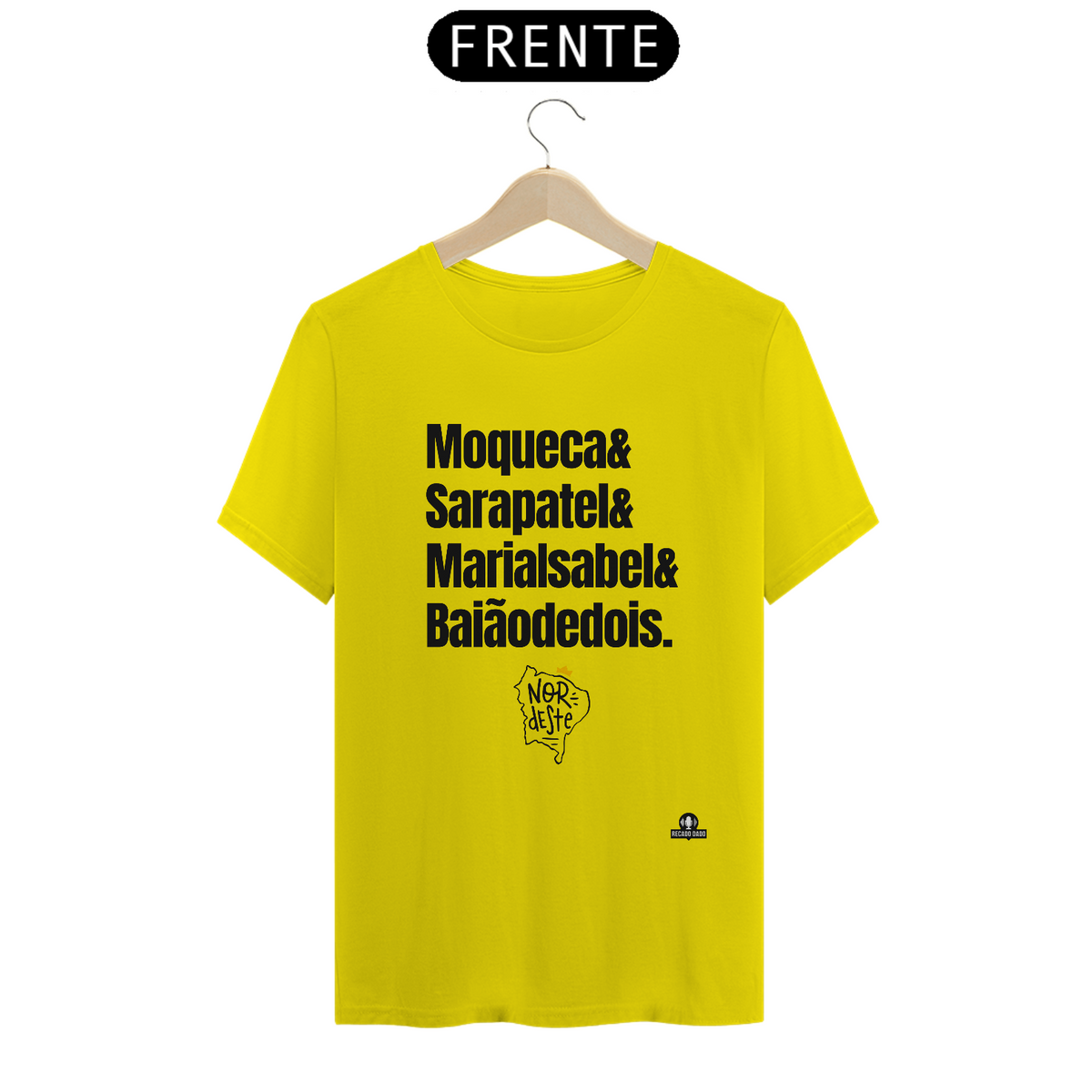 Nome do produto: Camiseta comidas nordestinas \