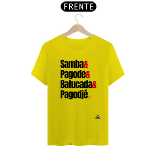 Nome do produtoCamiseta de pagode frase 