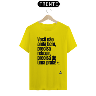 Camiseta de turismo com frase 