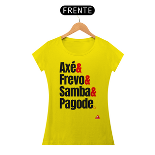 Nome do produtoCamiseta feminina com a frase 