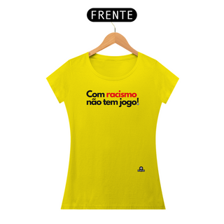 Nome do produtoCamiseta feminina de torcedora com frase 