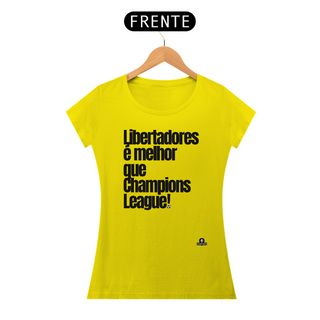 Nome do produtoCamiseta feminina de futebol frase 