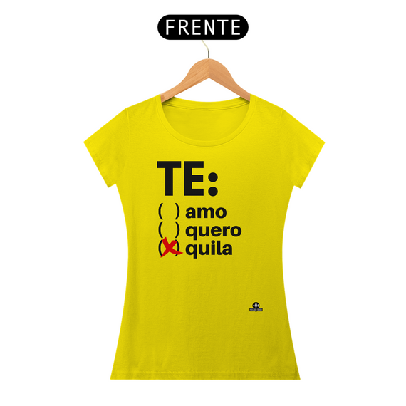 Camiseta feminina de bar frase 