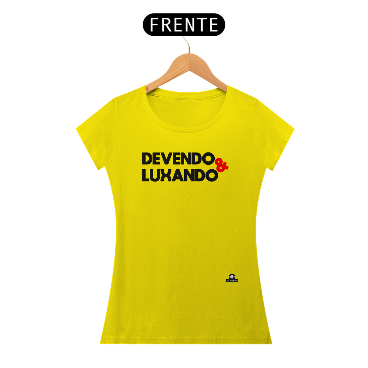 Nome do produto: Camiseta feminina com a frase divertida \