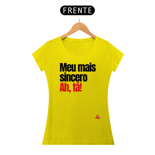 Nome do produtoCamiseta feminina com humor e frase irônica 