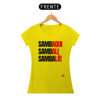 Nome do produtoCamiseta de samba frase 