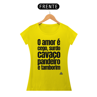 Nome do produtoCamiseta feminina samba com frase 