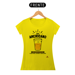 Nome do produtoCamiseta em homenagem ao mais iconico copo brasileiro: o copo americano.