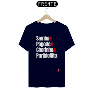 Nome do produtoCamiseta de samba com frase 