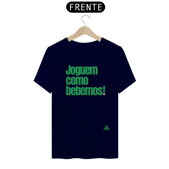 Camiseta engraçada com frase de futebol 