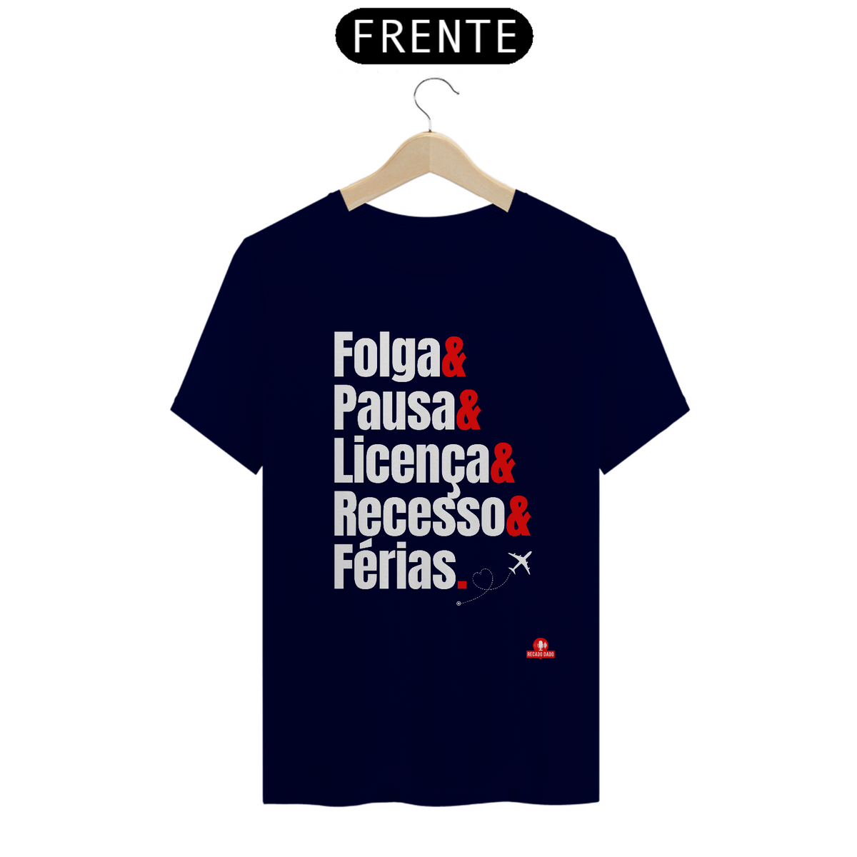 Nome do produto: Camiseta de viagem com frase \