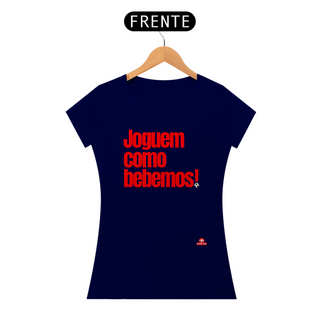 Nome do produtoCamiseta feminina engraçada com frase de futebol 