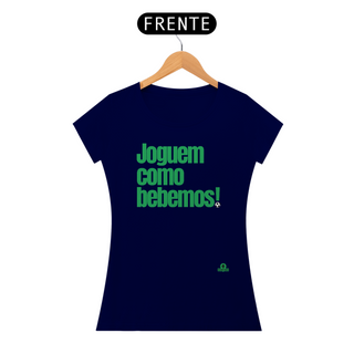 Nome do produtoCamiseta feminina engraçada com frase de futebol 