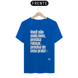 Camiseta de turismo com frase 