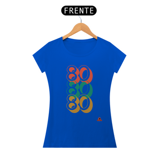 Nome do produtoCamiseta 80 Years Loved, eu amo os anos 80, em homenagem à melhor década de todos os tempos.