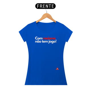 Nome do produtoCamiseta feminina de torcedora com frase 