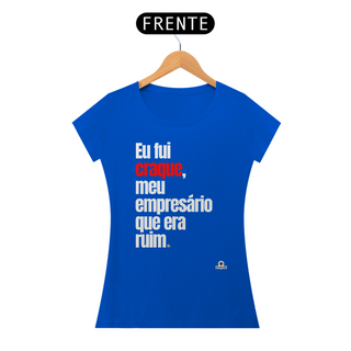 Nome do produtoCamiseta feminina de futebol frase engraçada 