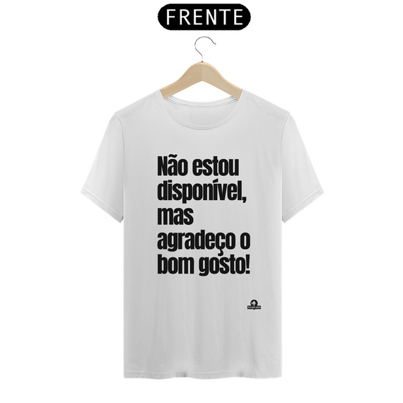 Camiseta com frase engraçada 