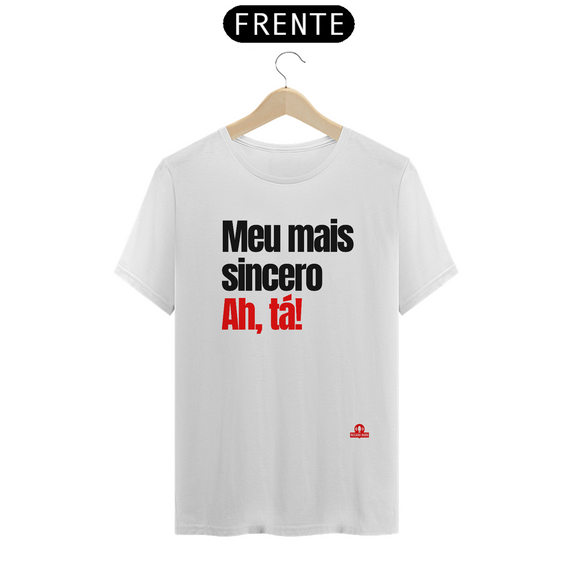 Camiseta humor com frase irônica 