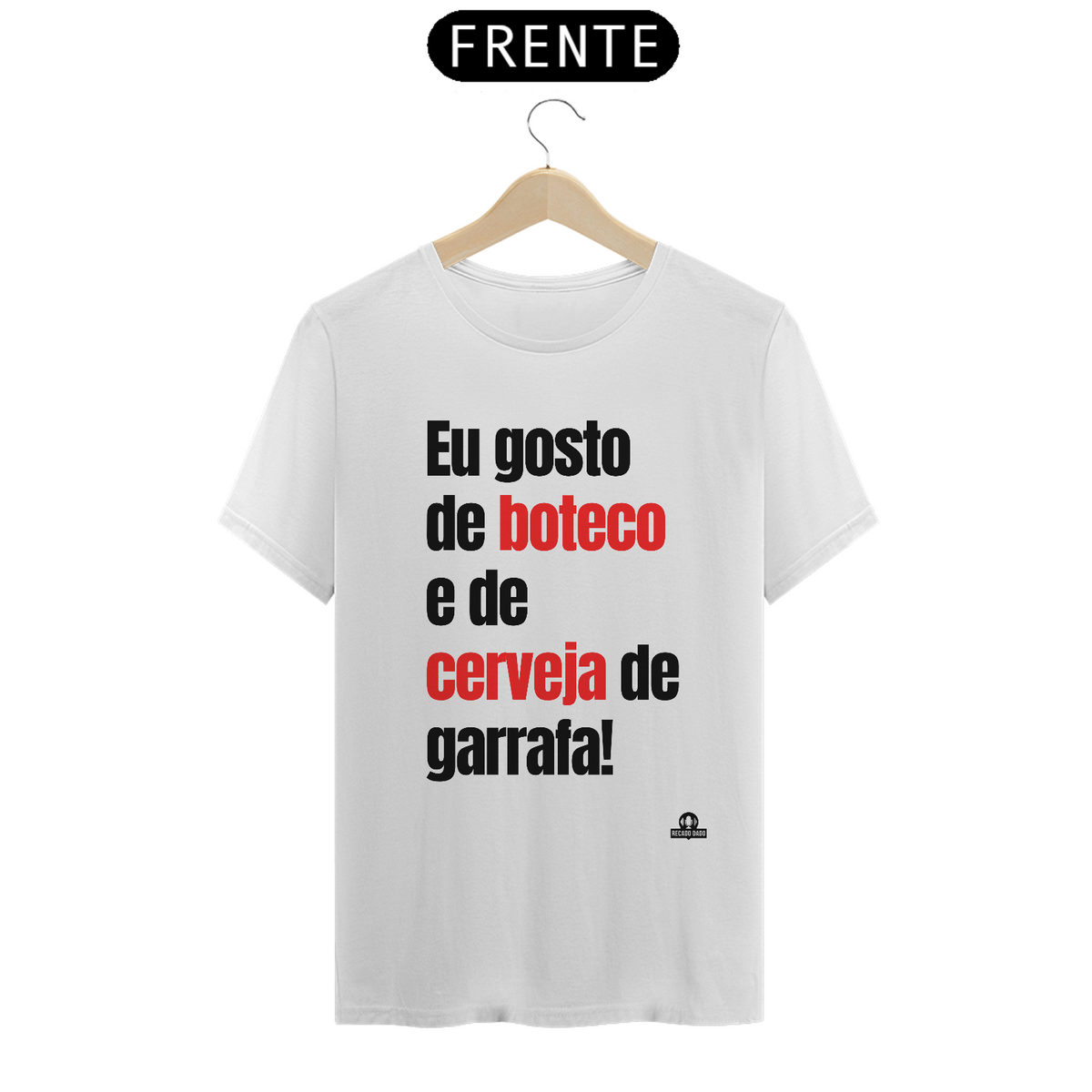 Nome do produto: Camiseta cerveja com frase \