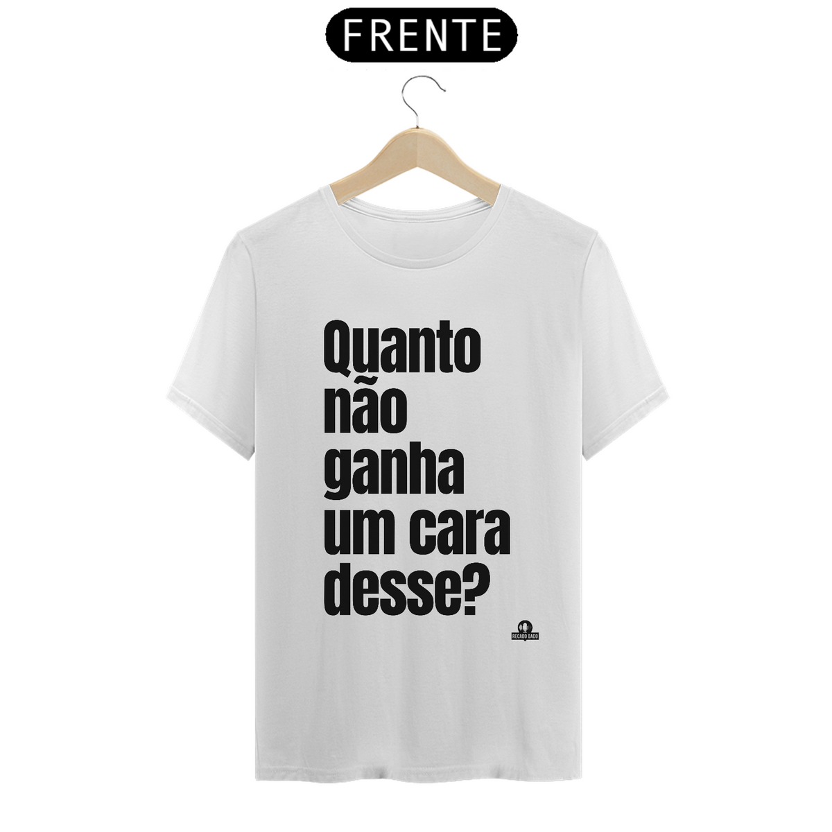 Nome do produto: Camiseta com frase de humor \