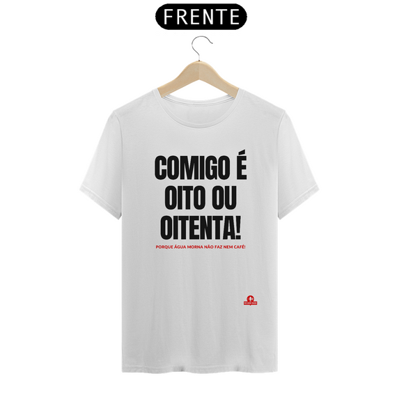 Camiseta humor com ditado 