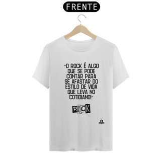 Nome do produtoCamiseta de rock com frase 